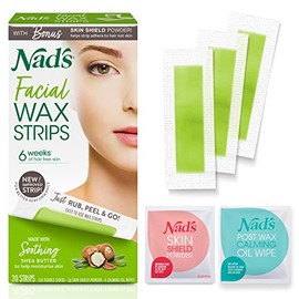 NAD's 20 Piece Facial Wax Strips