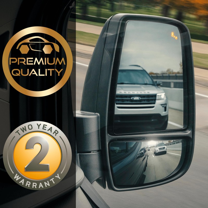 Side View Blind Spot Mirror Replacement for Ford 2015 Transit