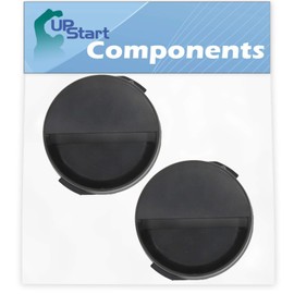 2-Pack 2260502B Refrigerator Water Filter Cap Replacement for Jenn-Air JS48PPDUDB15 Refrigerator - Compatible with WP2260518B Black Water Filter Cap - UpStart Components Brand