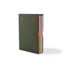 Fringe Studio Assorted Slim Paperpack Journals Boxed Set of 5, PALETTE, 80 Lined Pages Each, 4.25” W x 6.25” H x 1.25” D, FSC-certified Paper, Memento Collection (9325BX001)