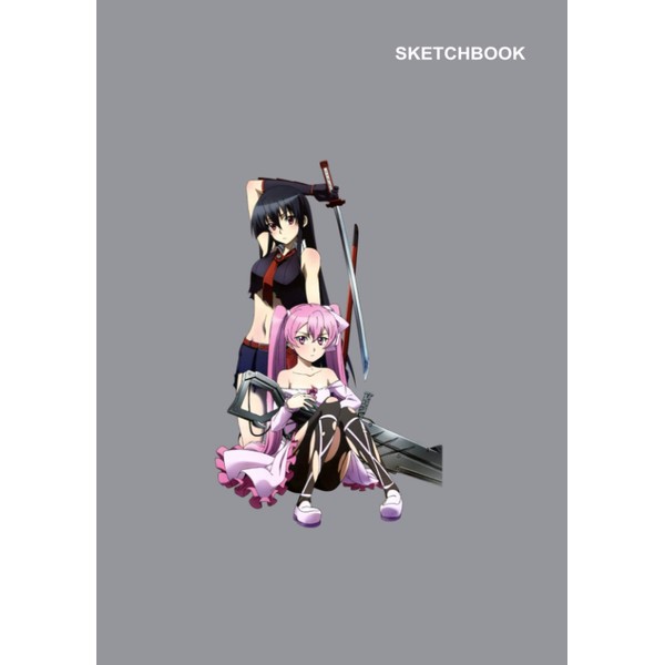 Akame Ga Kill mini sketchbook for children: 110 College Ruled