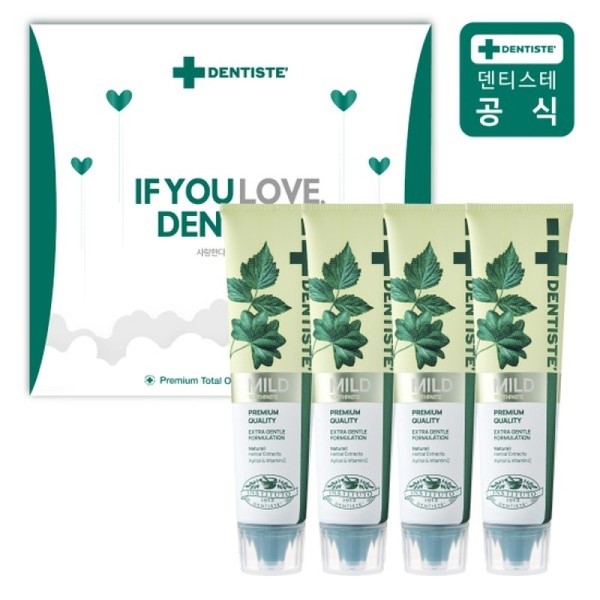Gift Set (4 Dentiste Mild Toothpastes 100g each + Shopping