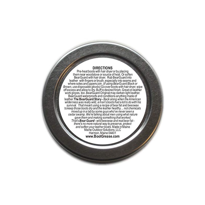 Foggy Mountain Boot and Leather Waterproofing - Beeswax and Bear