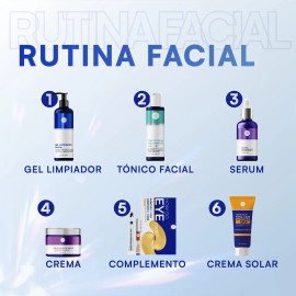 Mist Jewel Kit Sueros Faciales Complete cido Hialurnico, Retinol Y Vitamina C  E  Paquete De 3 Serums Completo Da y noche Skincare Para Rejuvenecer,  