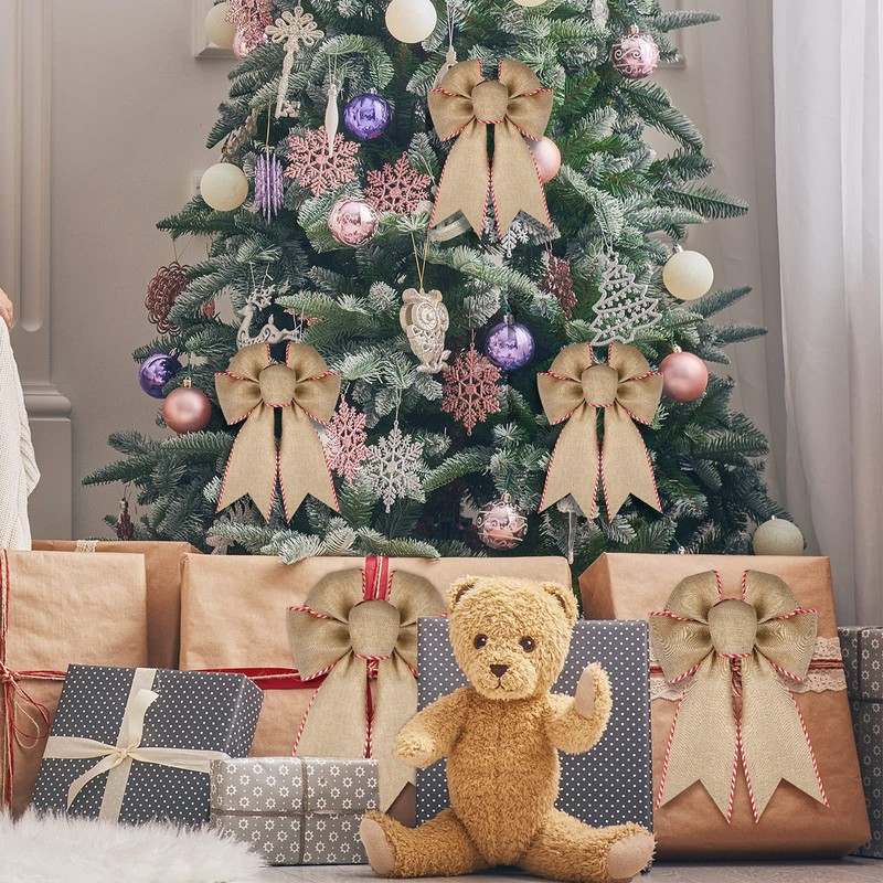 2 Rolls Christmas Wired Edge Ribbon 2.5" x 6 Yards