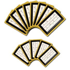 WRISTBAND INTERACTIVE Y23 - Football Wristbands - Wrist Coach - QB Wristband - Football Play Wristbands - Playbook Wristband (Yellow, 8 Pack)