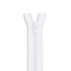 Falda de nailon de 40,6 cm, con cierre, color blanco,