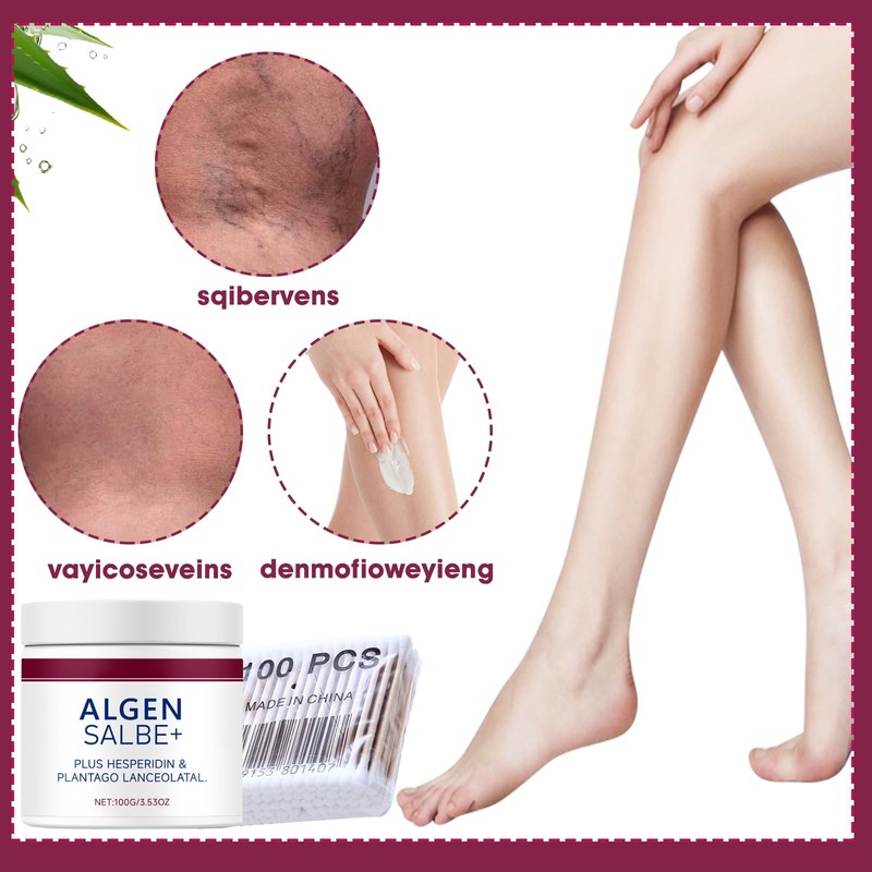 KERANEET Algae Ointment Against Spider Veins Cream Test Winner Active