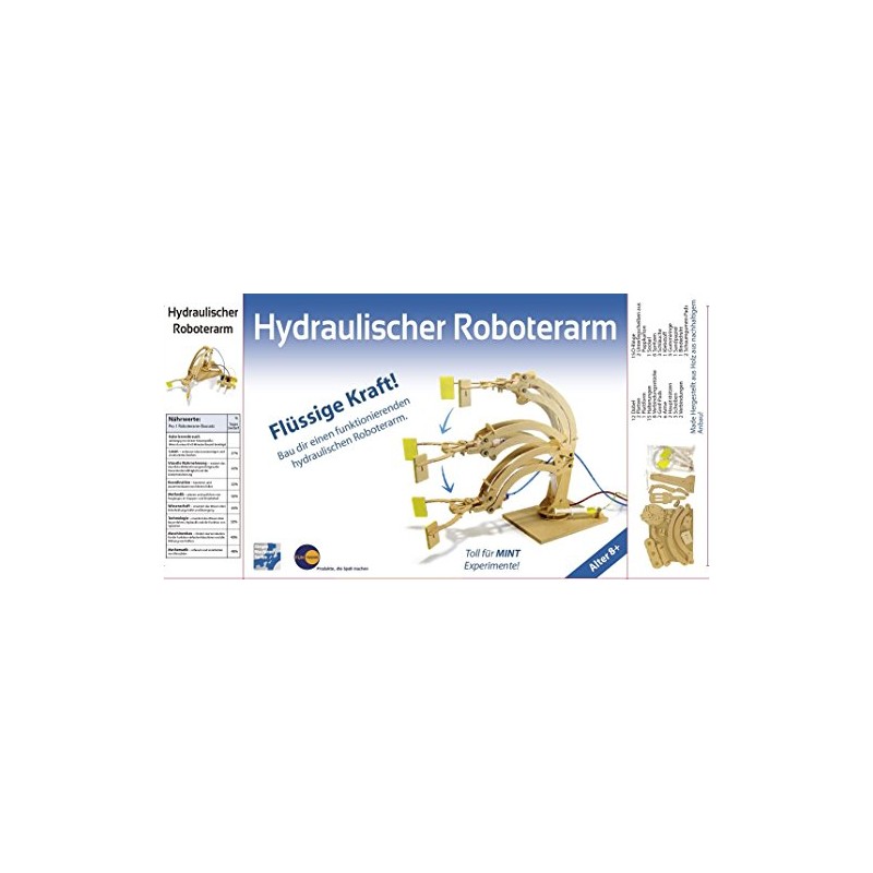 Fun Trading Hydraulic Robot Arm for Mint Experiments - Construction