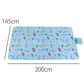 Percy's Caravan Leisure Sheet, Picnic Mat, Foldable, Large, 57.1 x 78.7 inches (145 x 200 cm), For 3 - 6 People, Lightweight, Easy Storage, Portable, Compact, Waterproof, Moisture-Proof, Checkered