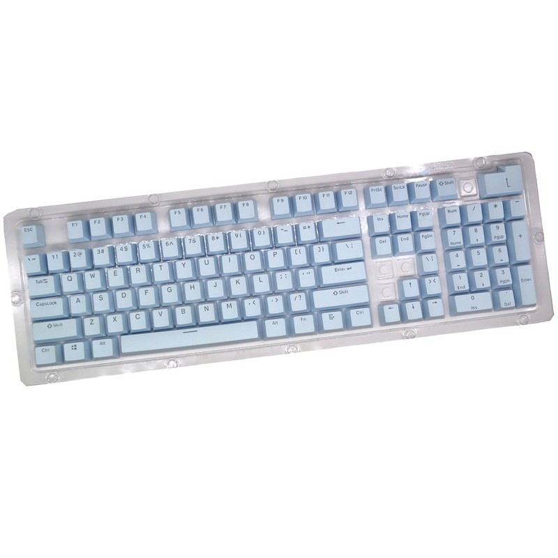 PBT Keycaps Ergonomic Design Oil Resistant Colorful 108 Key Video
