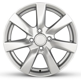 For 2012-2016 Nissan Versa 15 Inch Painted Silver Alloy Rim - OE Direct Replacement - Road Ready Car Wheel