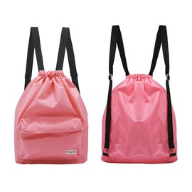 KIKIGOAL Dry Wet Separated Swimming Bag Portable Drawstring Backpack Waterproof Gym Sports Pool Beach Gear Bag