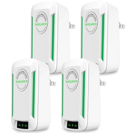 J.M.SHOW Stop Watt Energy Saving Device, Power Saver Electricity Saving Device, Stopwatt Electricity Saving Box, Energy Savers Plug in US Plug 90V-250V 30KW(4 Pack)