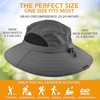 EINSKEY Men's Waterproof Sun Hat, Outdoor Sun Protection Bucket Safari