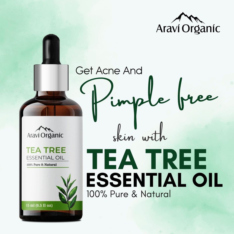 Aravi Organic Tea Tree Essential Oil - 15 ml |