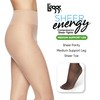 L'eggs Women's Sheer Energy Toe Pantyhose, Nude, Q