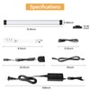 Under Cabinet Lights Kit, LED Smart Dimmable Strip Lighting Fixtures,