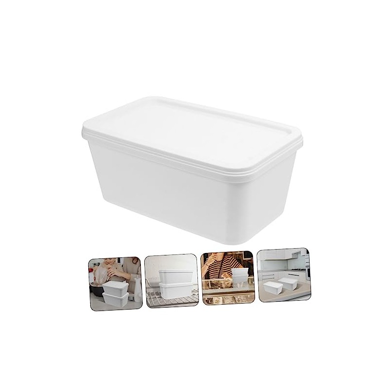 Kichvoe Contenedor Para Helado 3 Litros Uso Para Congelador