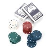 100PCS Poker Chips Cards with Portable Carrying Case for Texas