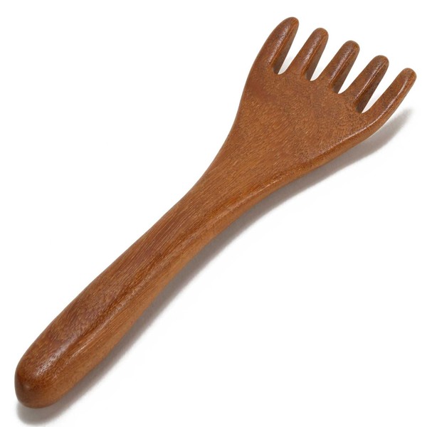 Moreinday Wooden Head Massager for Stress Relax, Wood Head Scratcher,