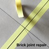 BOMEI PACK Yellow Masking Tape Decorative Writable Yellow Painters Tape