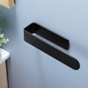 Taozun Hand Towel Bar Bathroom Towel Holder Black Single Towel
