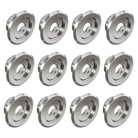 Retrofit Recessed Fire Sprinkler Escutcheon 1/2 in. IPS - Split 3 Piece in Chrome Plated - Depth Adjustment Range up to 3/4 in. for Fire Sprinkler Trim