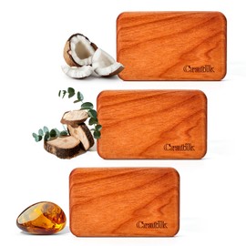 Car Air Freshener - Wood Air Freshener - Car Odor Eliminator for Visor Clip-Variety Scent Refill, Vehicle Scent Diffuser for Cabin, Truck & SUV - Pack of 3 (Teak-Amber-Cabana)- NO CLIP INCLUDED