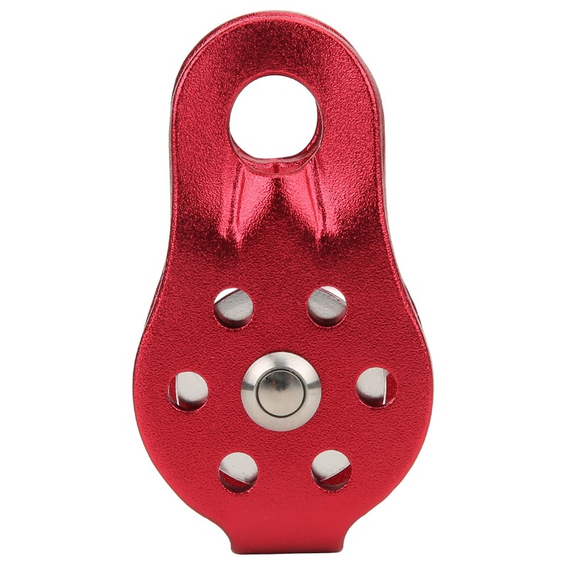 Outdoor Portable Climbing Metal Hardware Single Sheave Fixed Pulley with