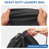 sourcing map Laundry Bag with Drawstring Closure, 27"x22" Dirty Clothes