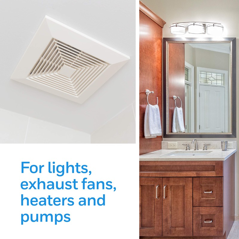 UltraPro 60-Minute In-Wall Spring Wound Countdown Timer Switch, Mechanical Timer