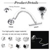 Diamday 8 Pcs Tie Tacks for Men 14K Gold Plated