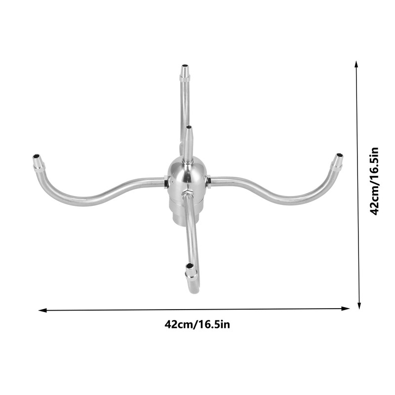 DN25 G1 Female Thread Waterscape Rotating Nozzle Stainless Steel 4