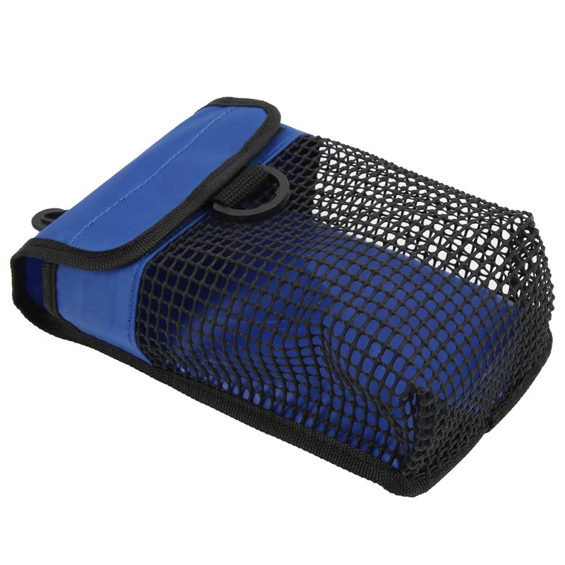21x14cm Portable Diving Mesh Gear Bag with Hang Buckle Lightweight