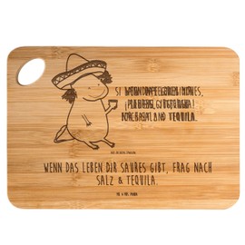 Mr. & Mrs. Panda Bamboo Chopping Board Axolotl Tequila Gift, Fire Dragon, Lurch, Holiday, Wooden Chopping Board, Mexico, Chopping Board
