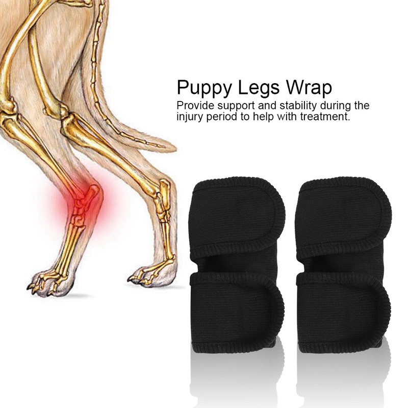 2pcs Dog Cat Leg Brace Elbow Protector Warm Knee Pads