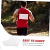 WOONEKY 10-Pack Marathon Race Bibs Blank Numbers for Marathons Sports