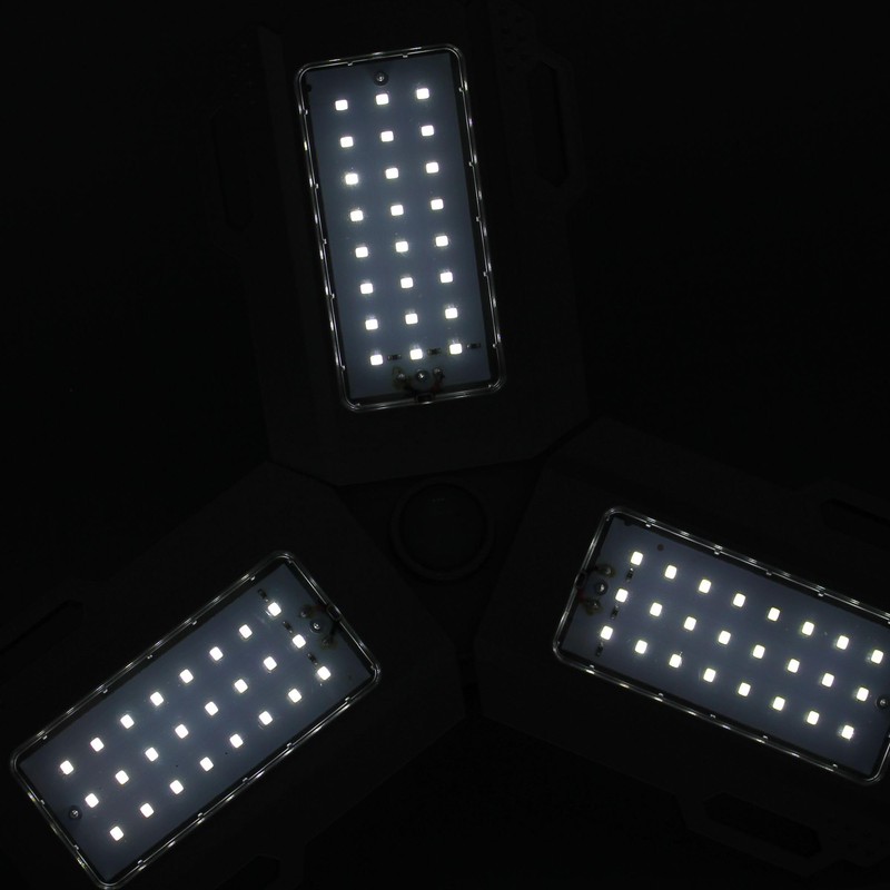 FISHTEC Detect Light Freestanding 72 LED Motion Sensor & Darkness