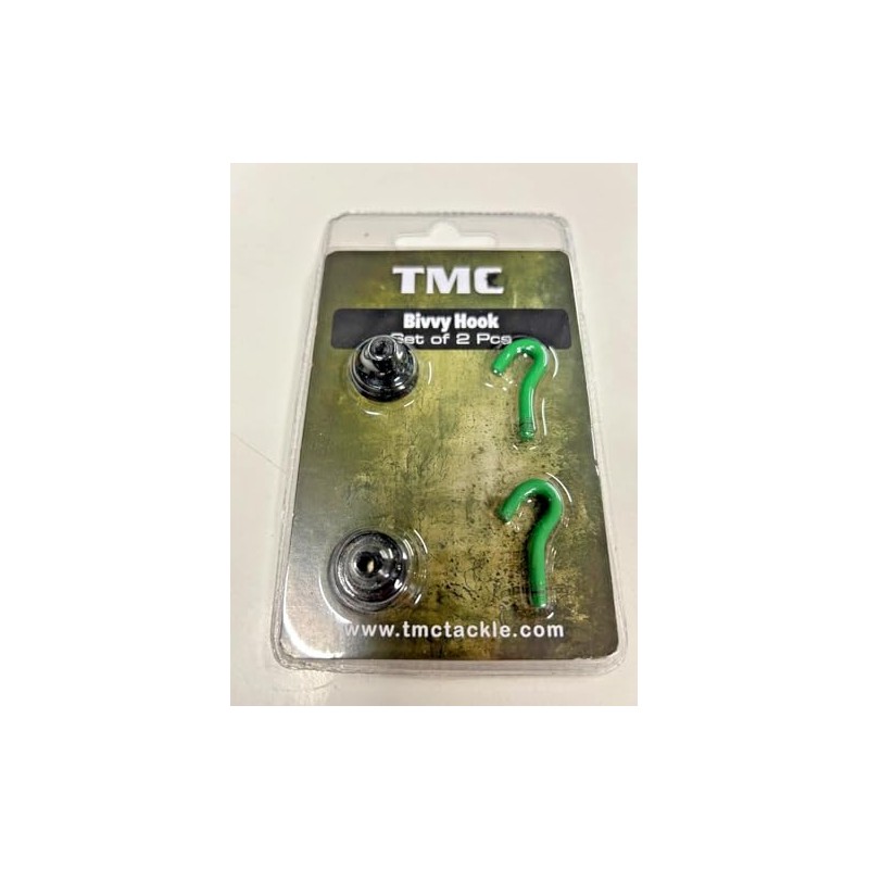 TMC Bivvy Hook Set, 2 Pieces, Magnetic with Backing Plates,