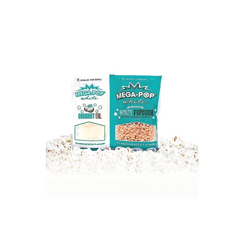 8oz Popcorn Portion Packs w/Coconut Oil - Package of 4ct