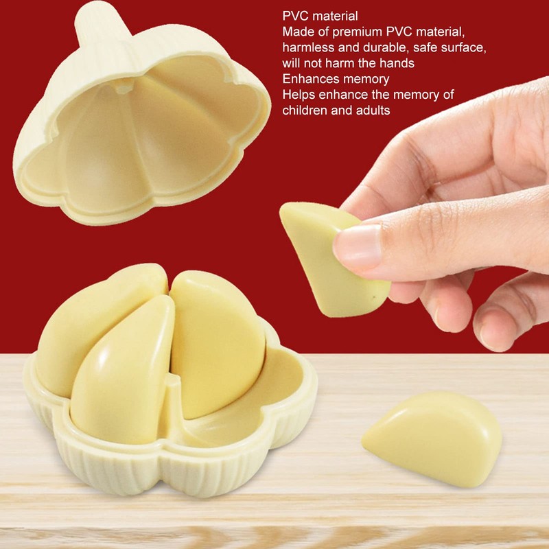 Garlic Puzzle, Space Sense Exercise 3D Garlic Puzzle for Birthday