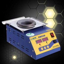 CM-180S Solder Pot, 1200W Solder Pot Tin Soldering Melting Pot Furnace, Temperature Range 0°C-400°C, Solder Pot Soldering Stations for Welding and Soldering Bath