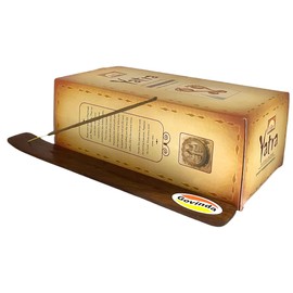Govinda Incense Stick Holder Bundle with Parimal Yatra Natural Incense Sticks - 180 Grams