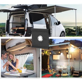 6 Stück Kederösen für Kederschiene Kederhaken Markisenhaken,Kederleisten Haken 5/6mm - 7/8mm,Robuste RV Kederhaken Zubehör für Wohnmobil Wohnwagen Vorzelt Camping Zelt (Schwarz)