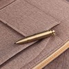 SMOOTHERPRO Solid Brass Keychain Ballpoint Pen Mini Necklace Ball Pen