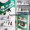 Halyuhn Bathroom Shelves, 15.7in Tempered Glass Shelf with Towel Bar
