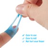 Outus 150 Pieces U Shape Nail Polish Protector Guards Spill