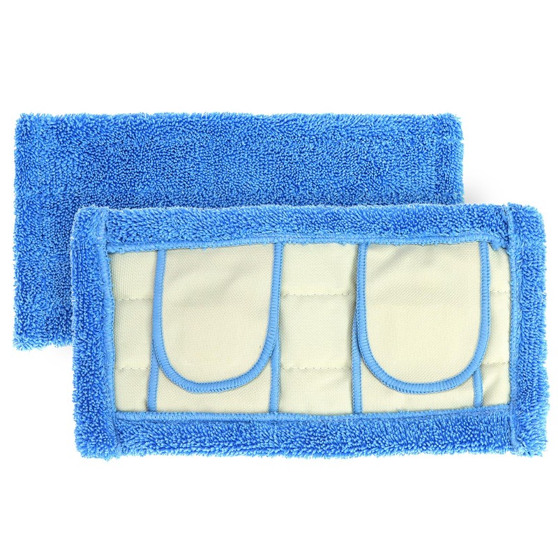 QWORK® 4 Pack Reusable Microfibre Mop Pads 32 * 17cm,