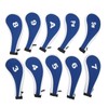 10pcs Golf Iron Head Cover with Number Printing Neoprene Zippered